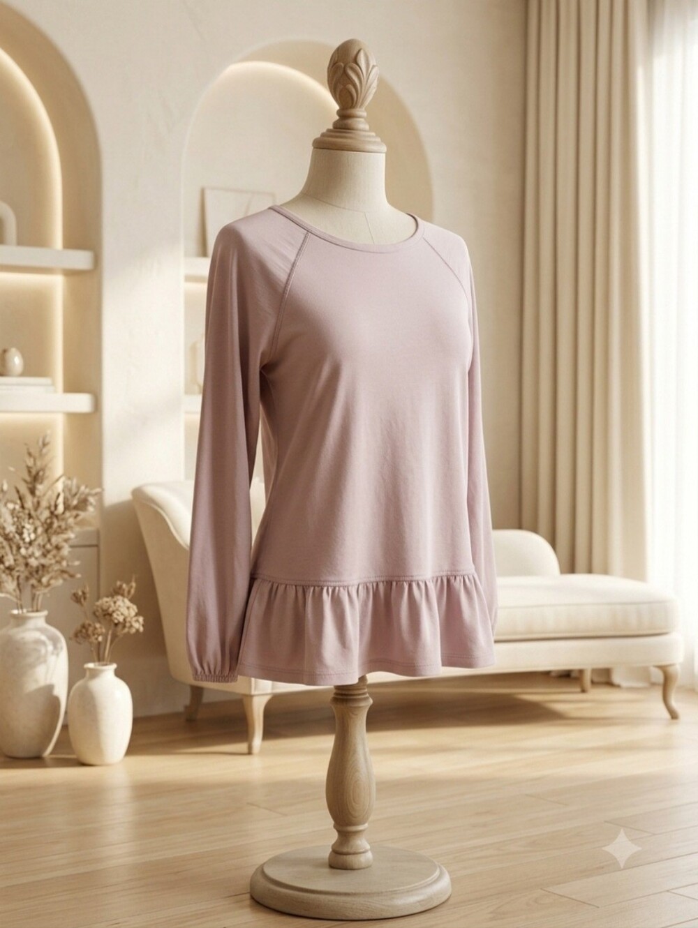 Banana Republic Muted Pink Tie-Back Shirt Size Small